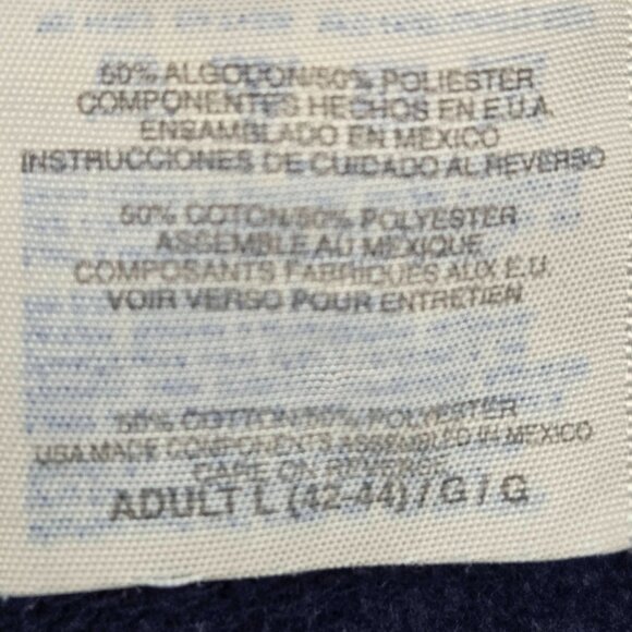 VINTAGE Sierra Nevada Pale Men Hoodie L Blue Graphic Print Fleece Label - Picture 9 of 10